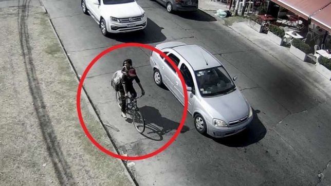 hablo la vecina que encontro a maia: los segui siete cuadras y llame al 911