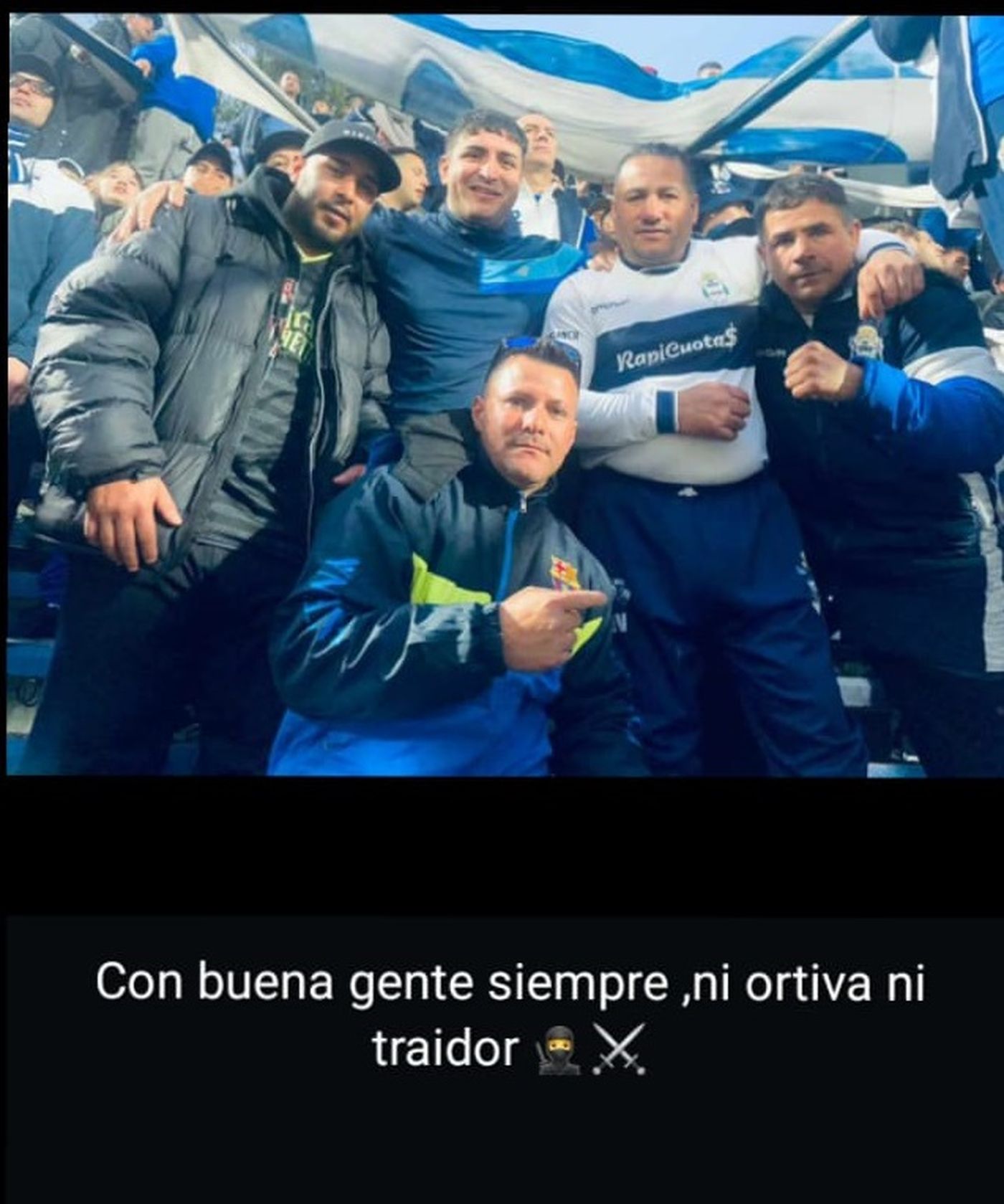 Con la camiseta de Gimnasia, Cristian Camillieri, alias 