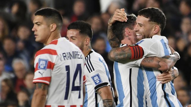 argentina brillo en el monumental y le gano 1 a 0 a paraguay