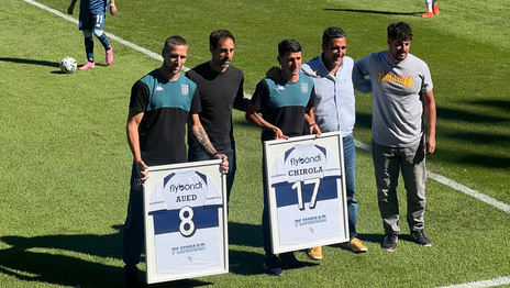 Luli Aued y Chirola Romero fueron homenajeados por Gimnasia en su regreso al Bosque Luli Aued y Chirola Romero fueron homenajeados por Gimnasia en su regreso al Bosque