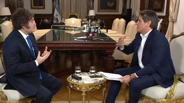 ¿javier milei saco la camiseta de guido carrillo del despacho presidencial?