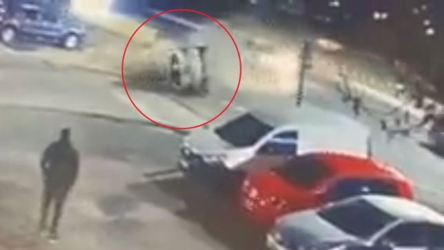 video: choque, vuelco y milagro en pleno camino centenario