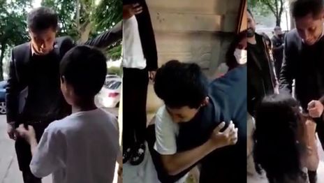 ¡Es Axel!: el emotivo video del nene que esperó dos años para conocer a Kicillof