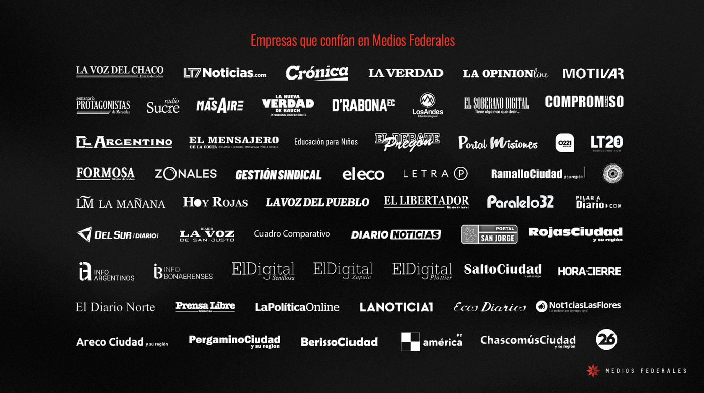 Empresas period&iacute;sticas que trabajan con Medios Federales