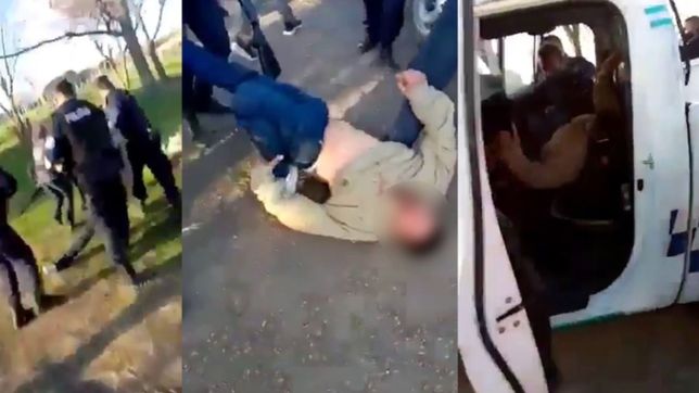 video: intentaron linchar al hombre acusado de abusar de una nena de 13 anos en la plata