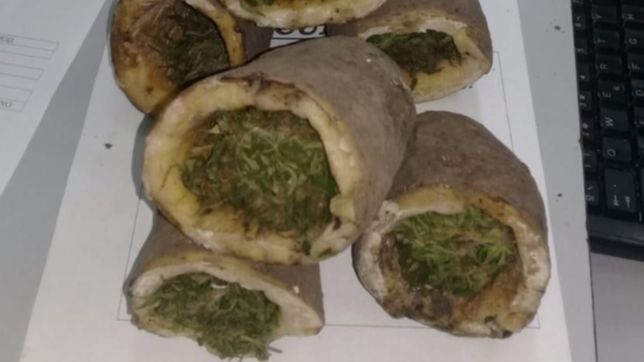 escondio marihuana adentro de tres papas para llevarle a un familiar detenido en una carcel de la plata