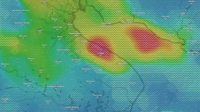 ¿para cuando se espera lo peor de las tormentas anunciadas en la plata?