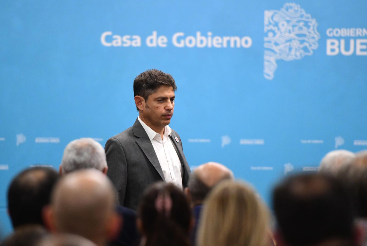 El gobernador Axel Kicillof fue uno de los dirigentes más cuestionados por Javier Milei en su discurso.