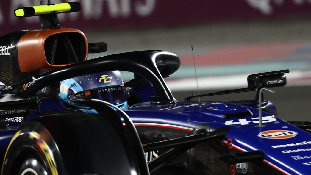 Franco Colapinto adelantó dos posiciones y terminó 18° en una magra Sprint en Qatar