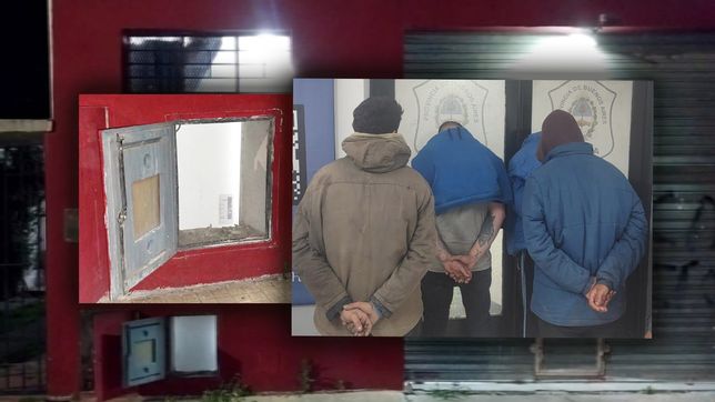 cayo una banda de boqueteros que robo al menos siete comercios en un barrio de la plata