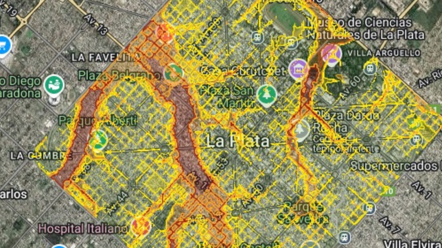 barrio por barrio y calle por calle: ¿cuales son las zonas inundables de la plata?