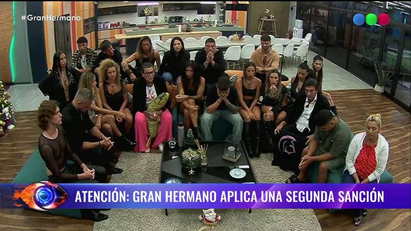 La primera sanción de Gran Hermano por los gritos externos.