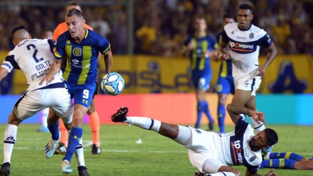 gimnasia no jugo bien y perdio por la minima un partido clave ante rosario central