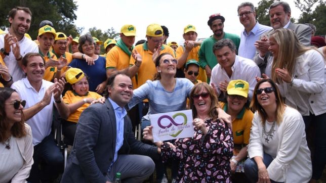 garro y michetti participaron de inclusivos junto a mas de 500 jovenes en la republica de los ninos