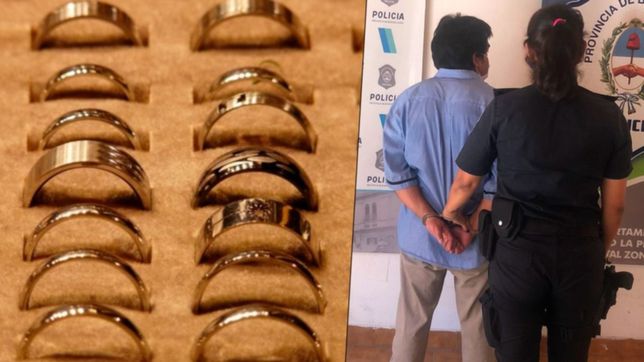 se fue sin pagar de una joyeria del centro de la plata pero lo frenaron los comerciantes