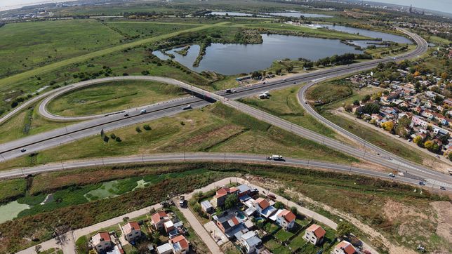 anuncian cortes de transito en una de las bajadas de la autopista