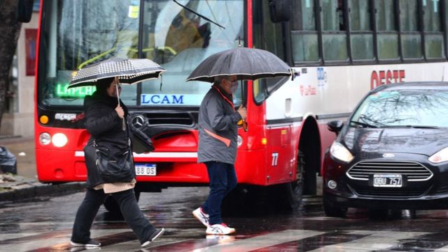 un sabado inestable y con alerta amarillo por tormentas fuertes