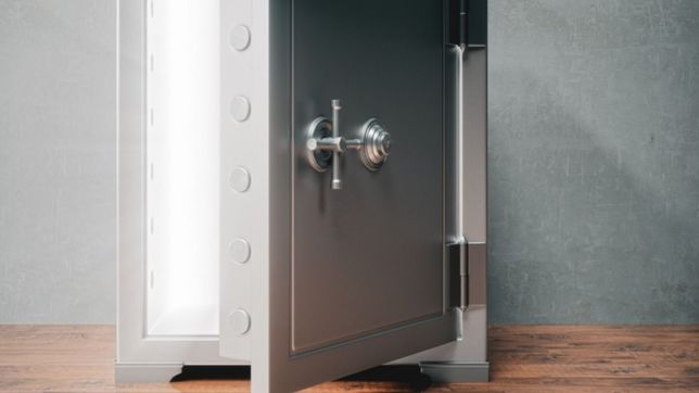 robaron una caja fuerte de 500 kilos en la asociacion de martilleros de la plata