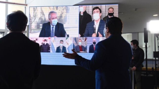 alberto fernandez inauguro por videoconferencia el hospital favaloro en la matanza