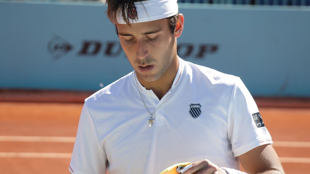 Tomás Etcheverry cayó en su debut en Roma y se despedió del torneo