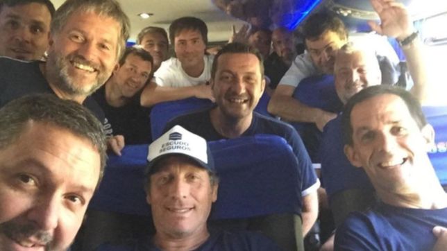 con la ilusion intacta, gimnasia partio rumbo a mendoza