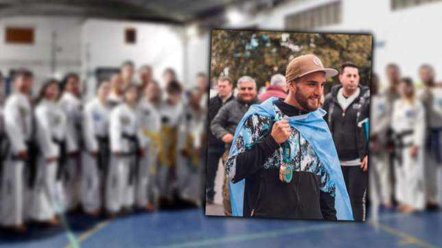 cagliardi echo a un campeon mundial de taekwondo que daba clases en la escuela municipal