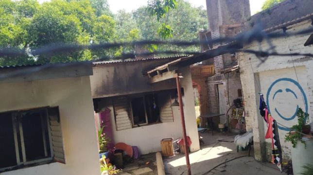 brutal caso de violencia de genero en la plata: golpeo a su ex, la mordio y prendio fuego su casa