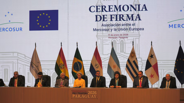 con milei y sin lula, el mercosur y la ue sellaron en paraguay un acuerdo historico