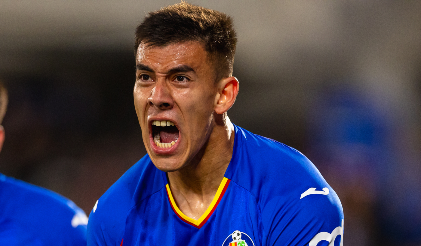 Zaid Romero Getafe festejo