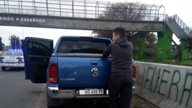 amenazaron a obreros de la uocra, los persiguio la policia y terminaron detenidos