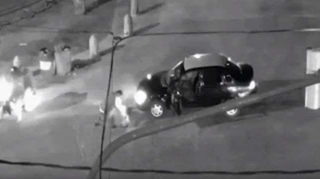 taxistas platenses hicieron un acto en la terminal para recordar a su companero asesinado