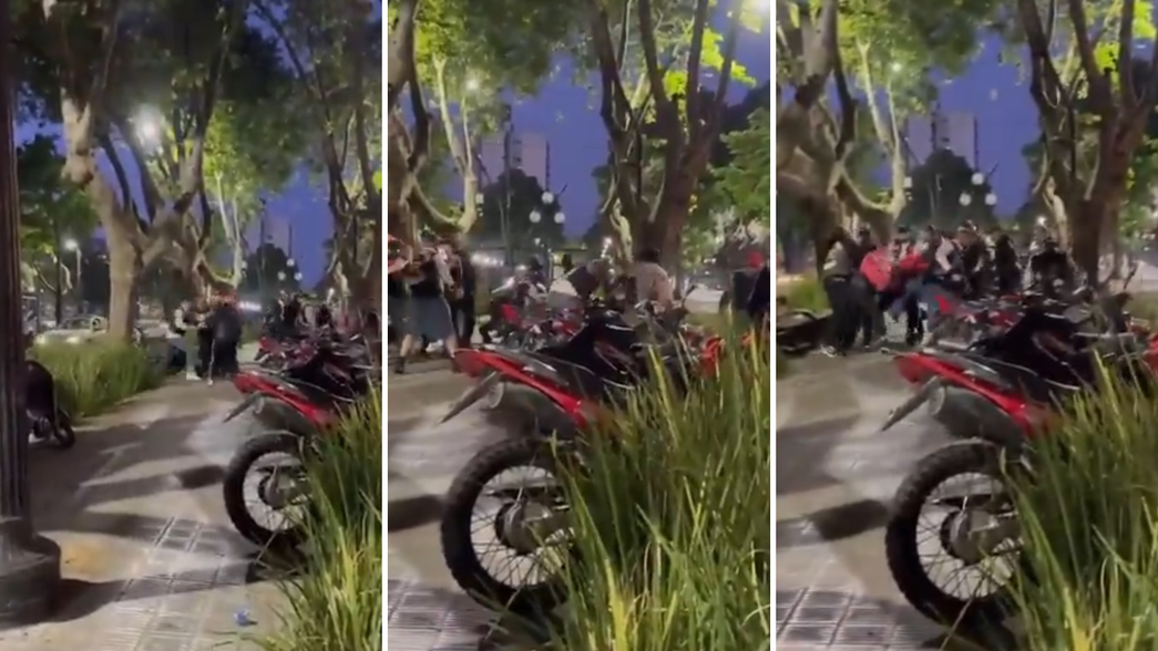 Así fue la fuerte pelea entre un grupo de Hells Angels, trapitos y repartidores en La Plata Soho