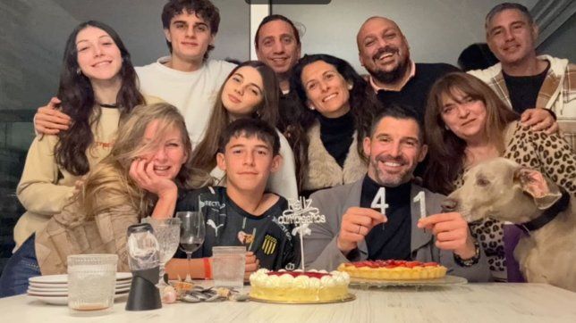 mariano andujar se acordo de gimnasia en el festejo de su cumpleanos