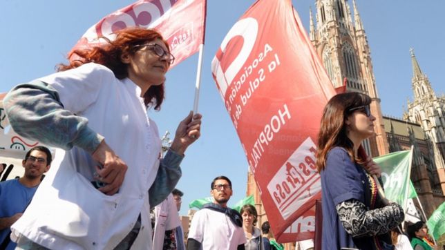 arranco un nuevo paro de medicos bonaerenses para exigir la reapertura de paritarias