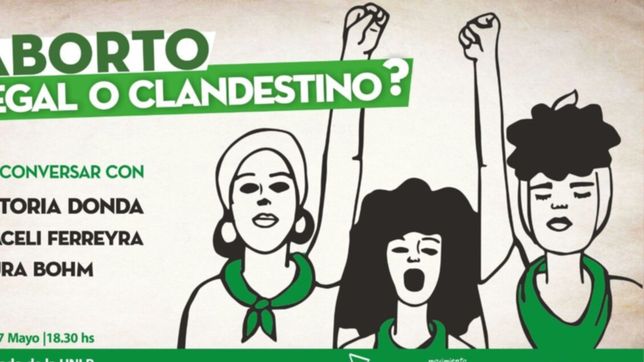 charla debate sobre el aborto en el rectorado de la unlp