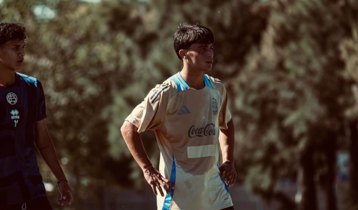 Enzo González se suma a Lucas Monterde en la Selección argentina sub16