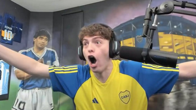 asi fue el alocado festejo de davoo xeneize tras el penal atajado por nelson insfran