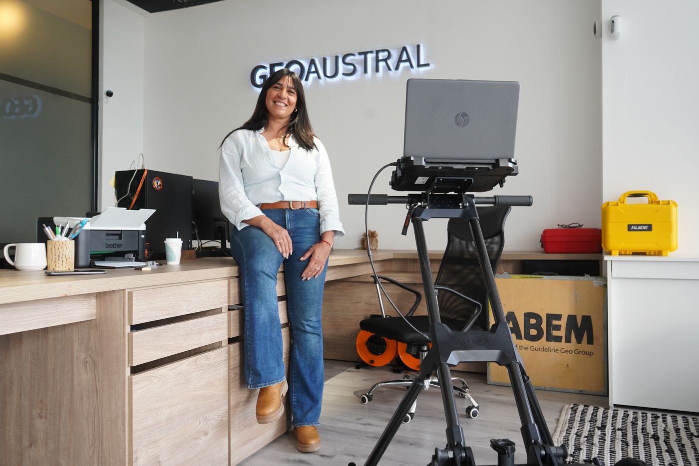 La geóloga Jorgelina Chediak dirigió el estudio que permitió hacer el increíble hallazgo