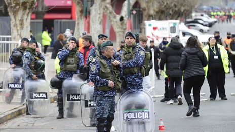 Se calienta la previa del clásico y se intensfica el operativo a la espera de los planteles