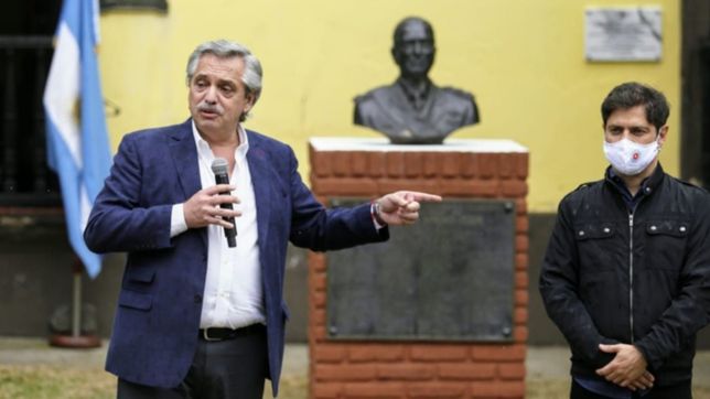 fernandez y kicillof estuvieron en territorio platense en el dia de la lealtad peronista