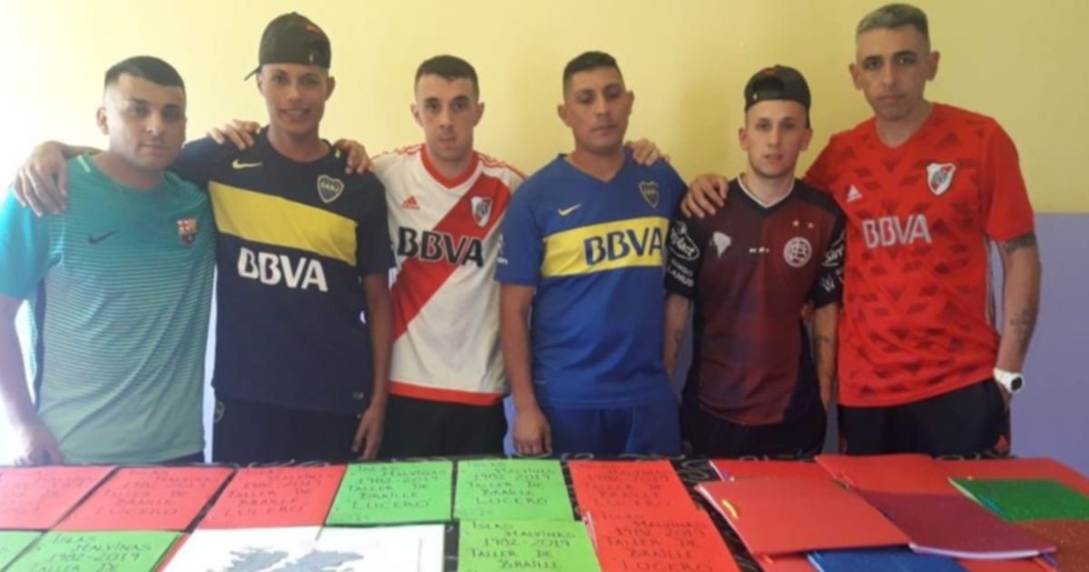 Presos de Varela transcribieron al braille textos sobre Malvinas para