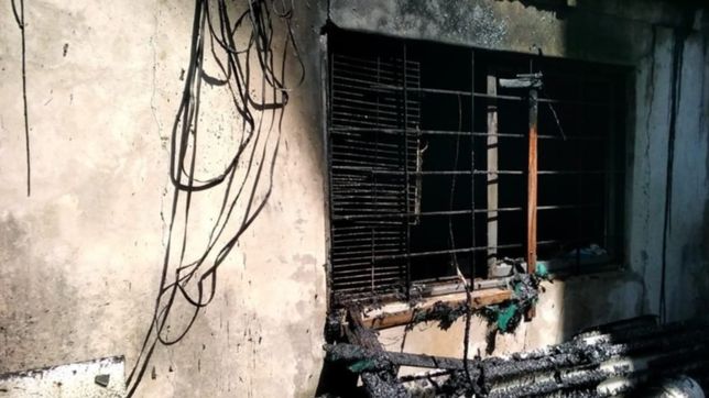 una mujer perdio todo en un voraz incendio en su casa de tolosa