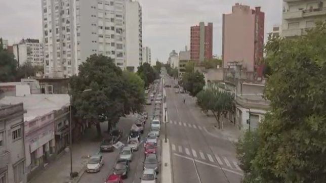 asi se vio desde el aire la caravana por la memoria en la plata