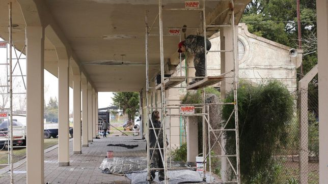 acondicionan el playon de la vieja estacion a dias de la apertura del nuevo paseo de compras