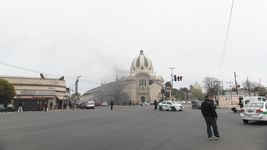 taxistas cortan puntos clave del centro de la plata en rechazo a las aplicaciones de transporte