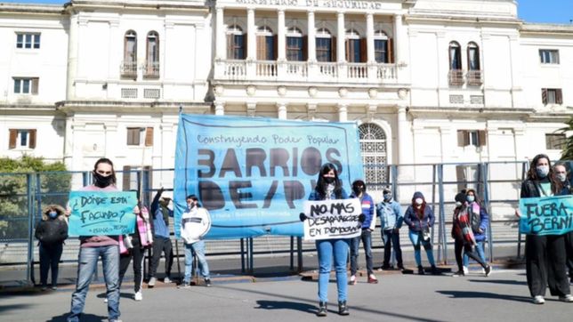 la plata es el centro de las protestas por la desaparicion de facundo astudillo castro