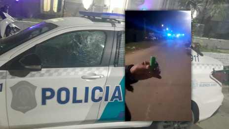 Piedrazos, balas perdidas y patrulleros rotos durante un violento enfrentamiento en City Bell Piedrazos, balas perdidas y patrulleros rotos durante un violento enfrentamiento en City Bell