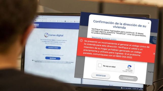 la pagina del censo colapso en el primer dia de la modalidad digital