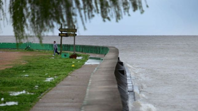 el rio de la plata empezo a bajar y se espera que los arroyos desagoten
