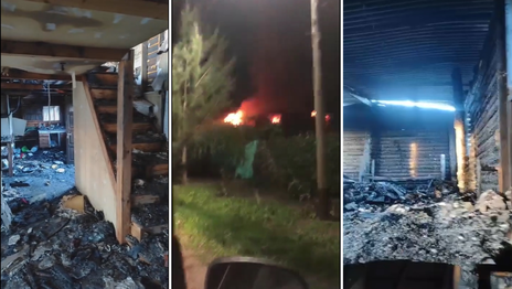 Perdió todo en un incendio que destruyó su casa y pide ayuda para reconstruirla